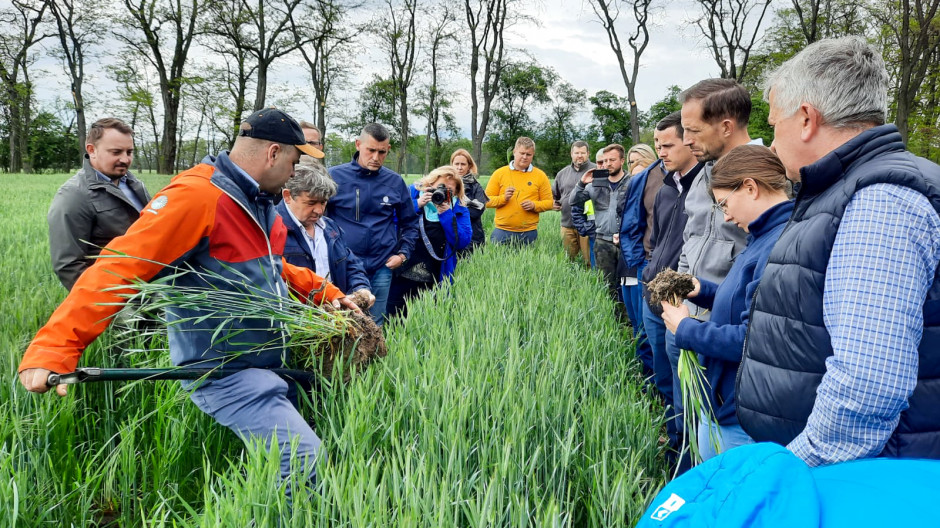 Spotkanie w Top Farms Wielkopolska w ramach projektu Erasmus+ „Biologizacja – klucz do zrównoważonego rolnictwa” (fot. Top Farms)