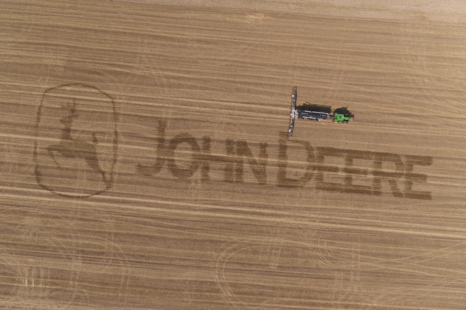 Marka John Deere to jedyny producent maszyn rolniczych w zestawieniu. Zdjęcie: John Deere