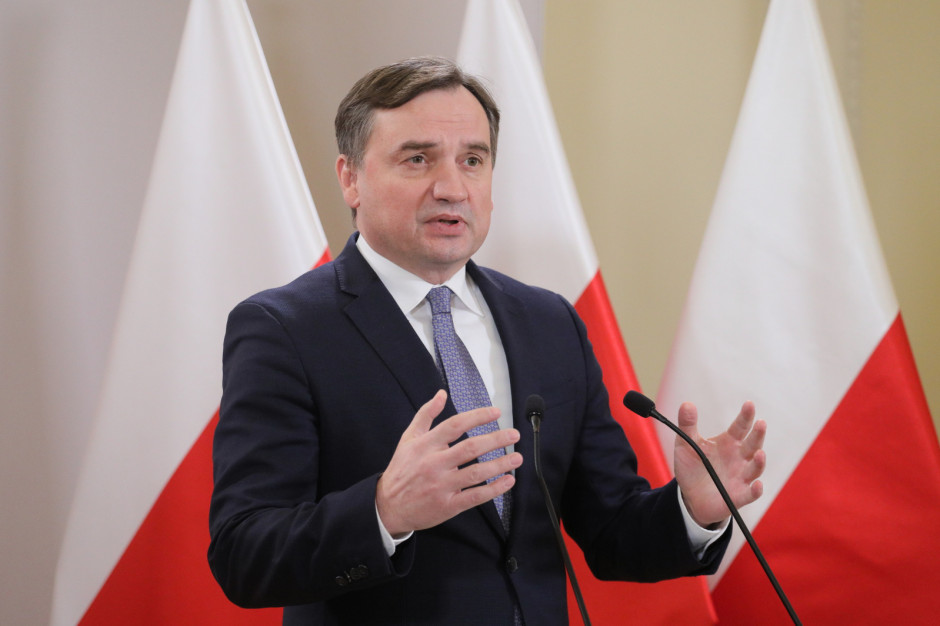 Ziobro ocenił, że Komisja Europejska będzie działać "bezprawnie", jeśli użyje nowych uprawnień, by wstrzymać fundusze dla Polski w związku ze sporem o praworządność, fot. PAP/Paweł Supernak