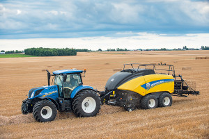 Big Baler Automation - ustaw wagę kostki na prasie, a ciągnik pojedzie sam