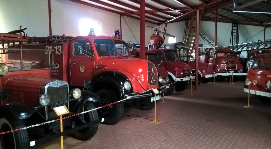 Charakterystyczny nos Magirusa w zbiorach Muzeum Pożarnictwa w Rakoniewicach. Ciężarówki Magirus Deutz swego czasu były najpopularniejszymi pojazdami straży pożarnej w Europie, fot. K.Pawłowski