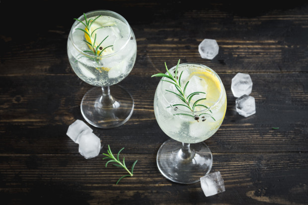 Gin z tonikiem - zmieszany, niewstrząśnięty (fot. Shutterstock)