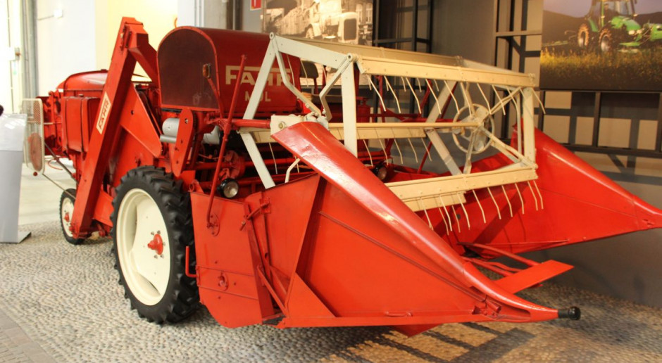 Kombajn Fahr MDL1 z silnikiem Porsche 616/3. Podobne motory stosowano w osobowych Porsche 356, fot. kh
