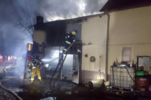 Pożar w gospodarstwie - w ogniu zginął mężczyzna