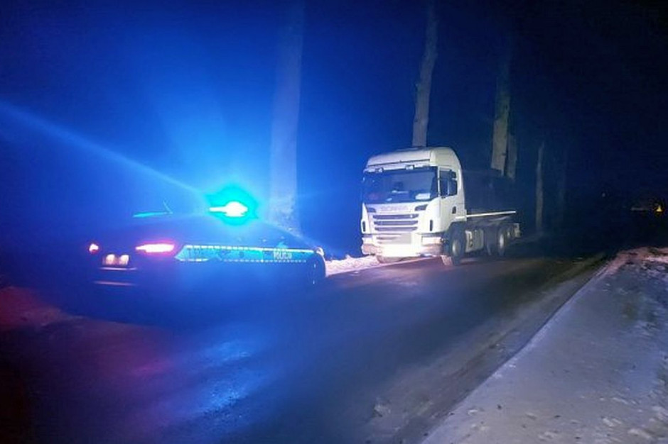 Kierowca mleczarki nie chciał zatrzymac sie do kontroli drogowej, Foto: Policja