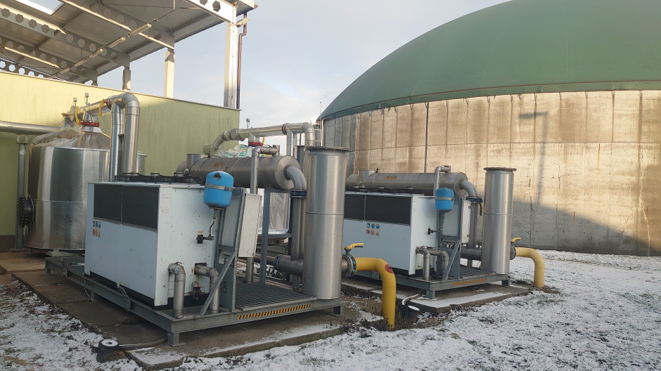 Biogazownia zużywa około 180t substratów na dobę Fot. M.Sacha