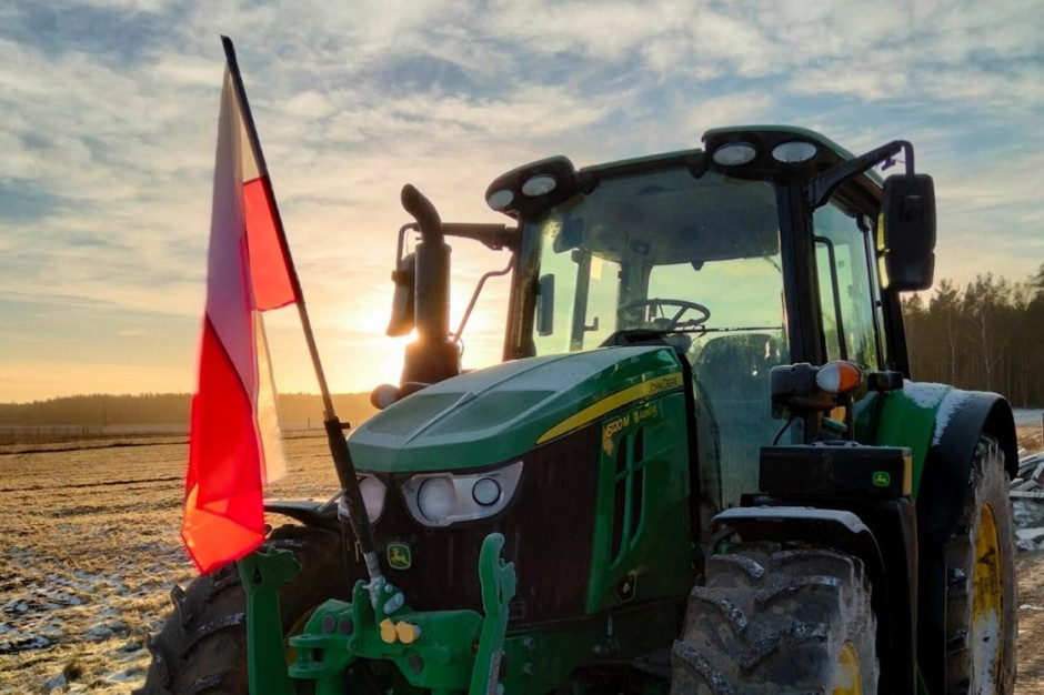 Ciągniki rolnicze w ramach protestu wyjadą dziś na zachodniopomorskie drogi, fot. KPRWZ