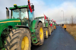 Setki ciągników i setki rolników - protesty na Pomorzu Zachodnim [FOTO]
