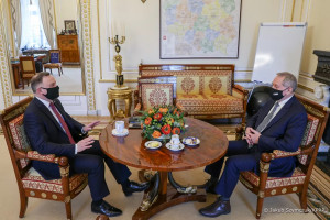 Prezydent Andrzej Duda spotkał się z wicepremierem, ministrem rolnictwa Henrykiem Kowalczykiem