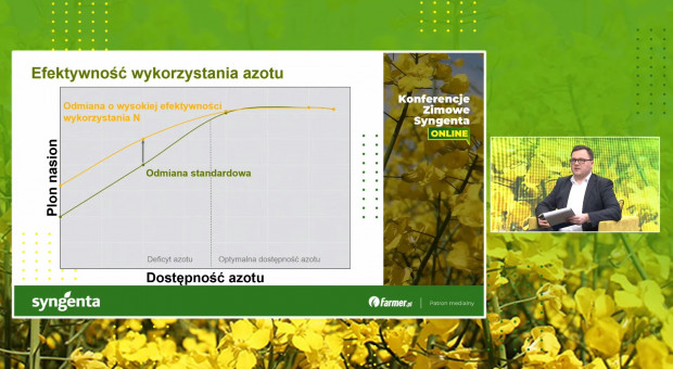 Odmiany o wysokiej efektywności wykorzystania azotu ujawniają swój potencjał w sytuacji deficytu tego składnika (źródło: slajd z konferencji).