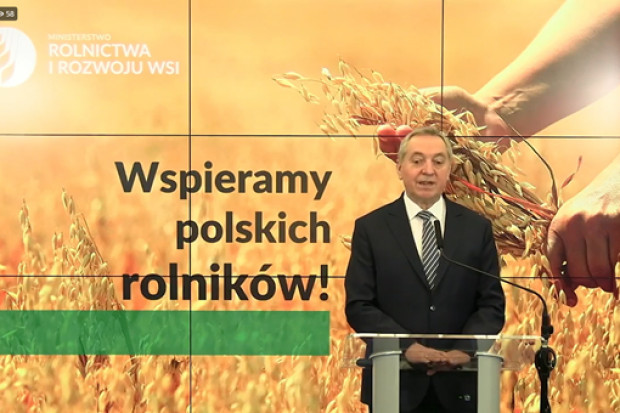 Henryk Kowalczyk podsumował 100 dni urzędowania w resorcie rolnictwa