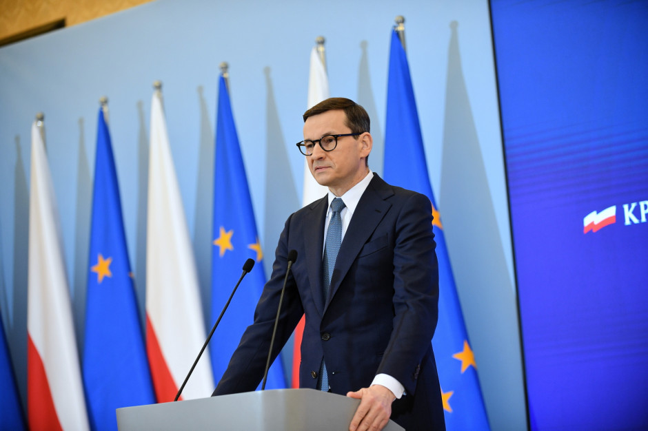 Premier Mateusz Morawiecki, fot. PAP/Marcin Obara
