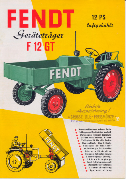 F12 GT czyli pierwszy nośnik narzędzi Fendta, fot. mat. prasowe Fendt
