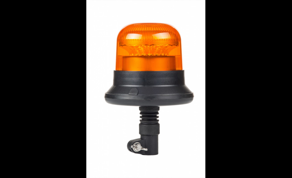 Lampa ostrzegawcza mocowana na trzpień HOR 110A, diodowa, 12/24 V, pomarańczowa. Fot. Horpol