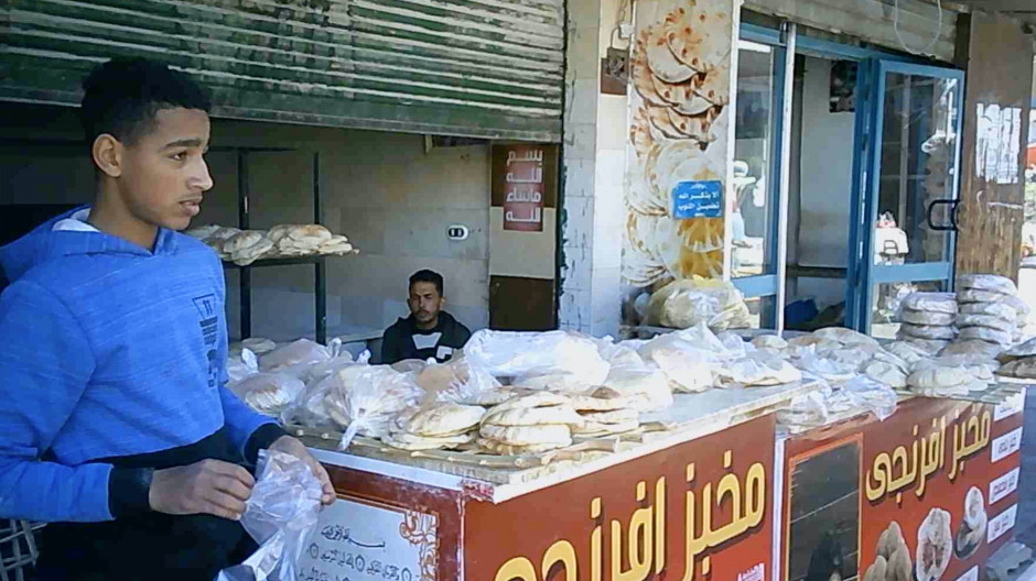 Sprzedaż chleba w Egipcie fot. AK
