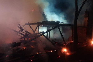 Pożar w gospodarstwie agroturystycznym pod Olsztynem