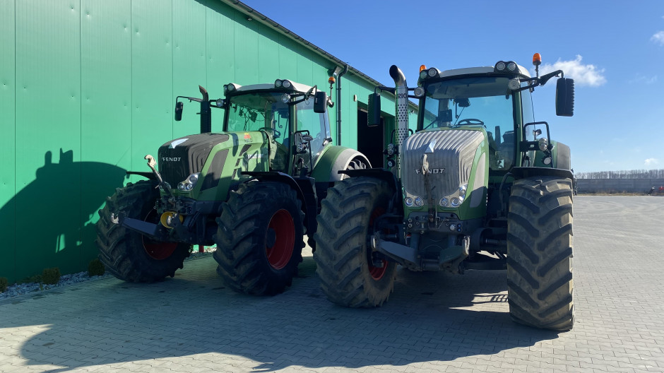 Niezawodne ciągniki Fendt 936 i 828 Vario. fot AK
