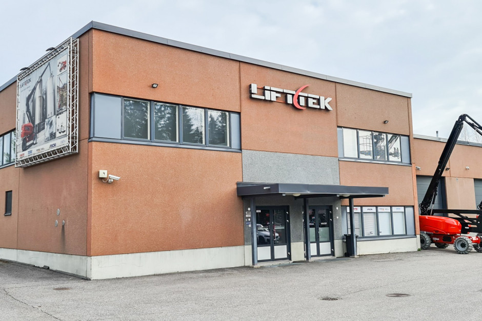 Firma Lifttek zajmuje się dystrybucją sprzętu i świadczy usługi posprzedażowe na rynku budowlanym i rolniczym w całej Finlandii, fot. Manitou
