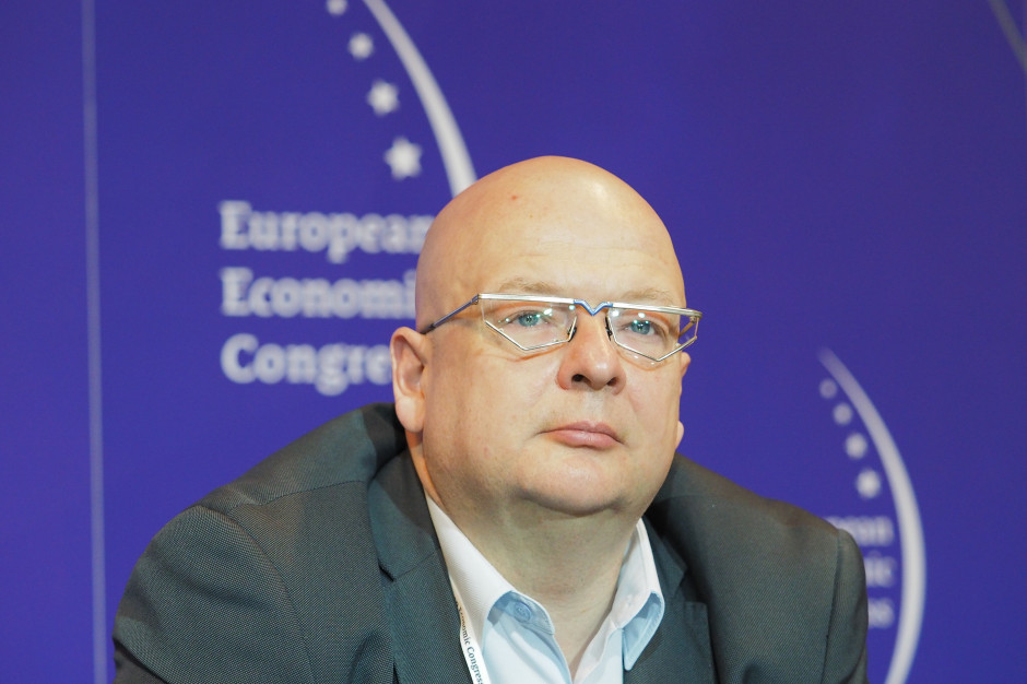 Bartosz Urbaniak, szef bankowości Agro BNP Paribas na Europę Środkowo-Wschodnią i Afrykę, Bank BNP Paribas podczas ECC 2022. Foto. PTWP