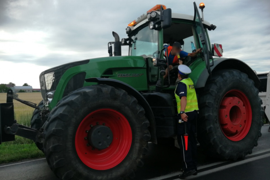 Traktorzysta chciał uciec przed policyjną kontrolą, Foto ilustracyne: Policja