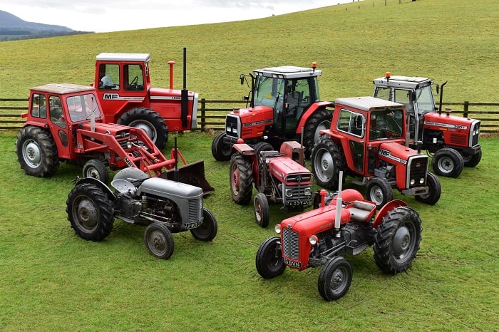 On May 7, Cheffins is holding an auction of Alan Bancroft's collection, where you can buy several dozen Massey Ferguson tractors, photo: Cheffins