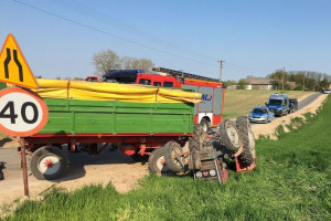 Rolnik zginął przygnieciony traktorem