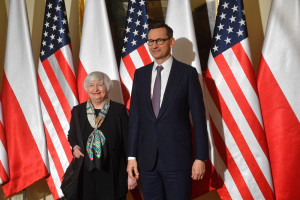 Sekretarz skarbu USA: Jestem świadoma wysiłków, które podejmuje polski rząd, by pomóc Ukrainie