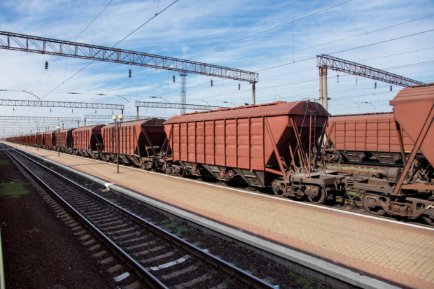 W eksporcie zboża z Ukrainy pomaga Deutsche Bahn