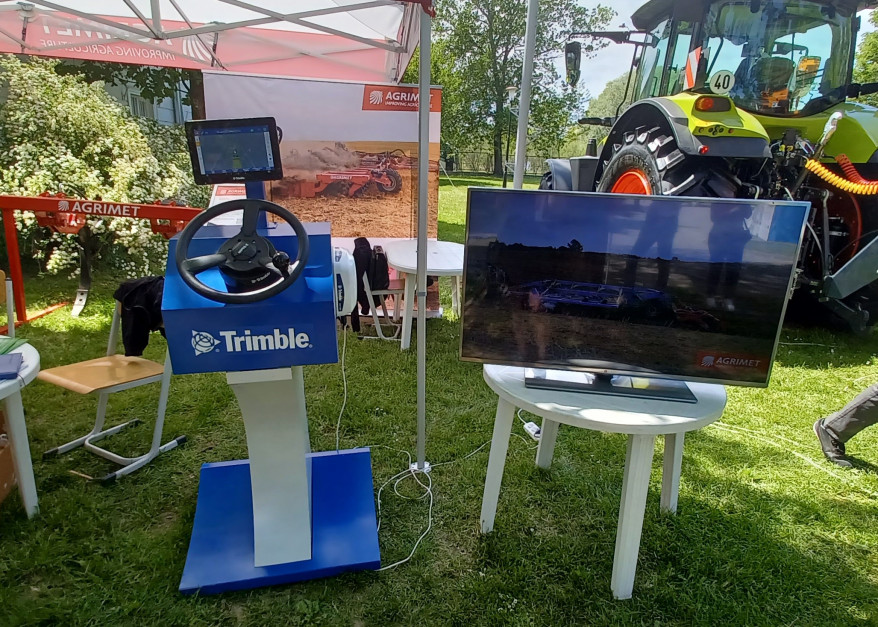 Firma Trimble dostarcza rozwiązania kierowania wspomaganego lub automatycznego. fot. AK