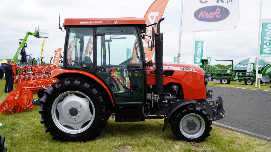 Wśród małych traktorów sadowniczych jest spora konkurencja. Produkty Kraft wygrywają tanią eksploatacją, fot. K.Pawłowski