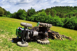 Znowu rolnik zginął pod traktorem