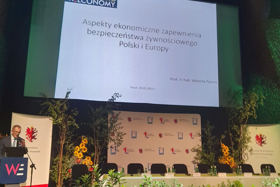 Prof. Walenty Poczta podczas Agro Welconomy, fot. M. Tyszka