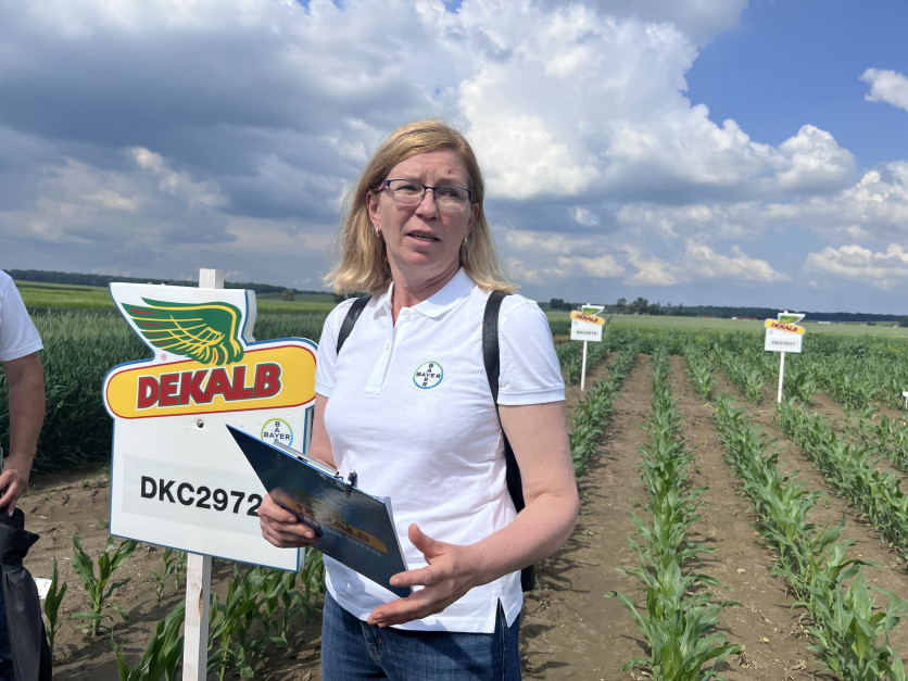 Katarzyna Gallewicz omówiła najnowsze odmiany kukurydzy, które dostępne będą w ofercie firmy w najbliższych sezonie Fot. aK