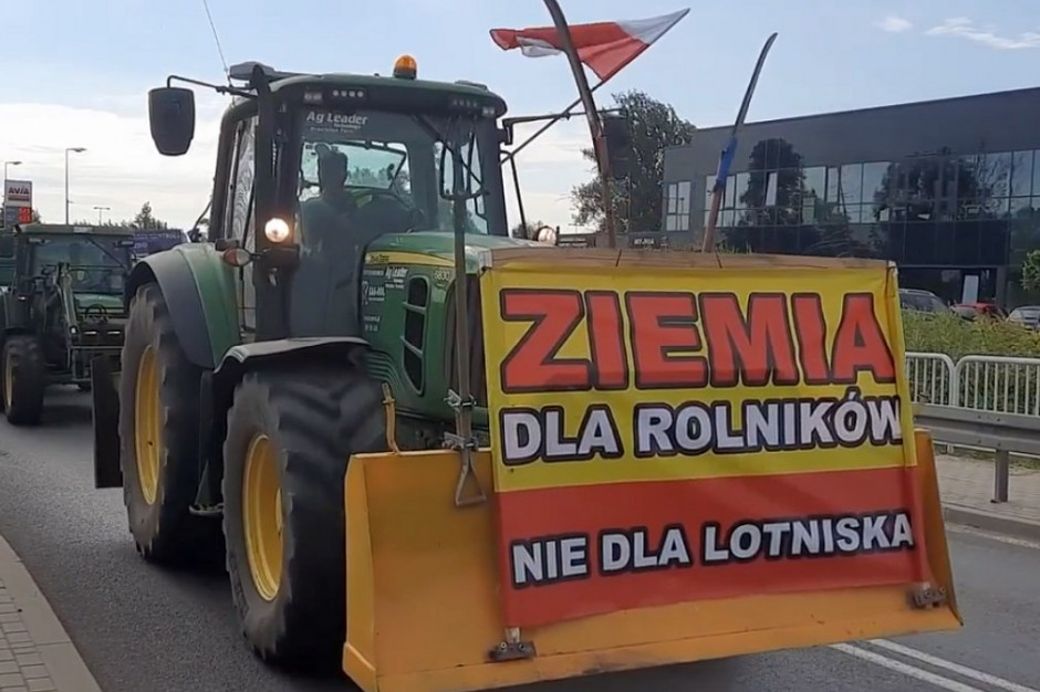 Rolnicy z Mazowsza od kilku lat walczą o zaniechanie planów budowy CPK, Foto: Nie dla CPK