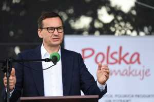 Premier: zboże, które wjeżdża do Polski z Ukrainy będzie sprzedawane w Afryce i na Bliskim Wschodzie