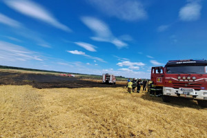 Pożar za pożarem - płonęły pola na Opolszczyźnie