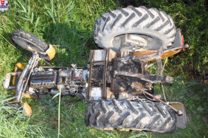 Śmiertelny wypadek przy pracy - rolnika przygniótł traktor