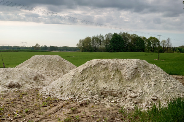Wapnowanie przyspiesza mineralizację resztek pożniwnych i podnosi pH gleby, fot. Maciej Sacha Wapnowanie na ściernisko – dlaczego warto i ile to kosztuje?