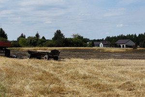 Tragiczny finał pożaru pola pod Łukowem - zginął poparzony rolnik