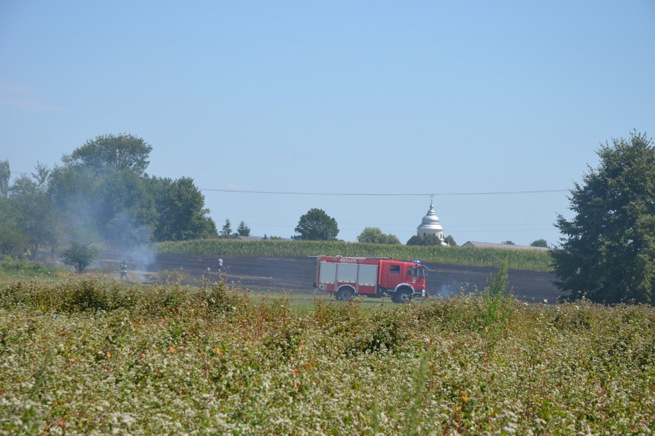 Od początku lipca na Podkarpaciu zanotowano 211 pożarów w rolnictwie. fot.KM