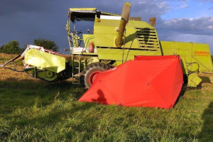 Śmierć pod kołami żniwującego kombajnu