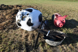 Podpalili dożynkowe dekoracje