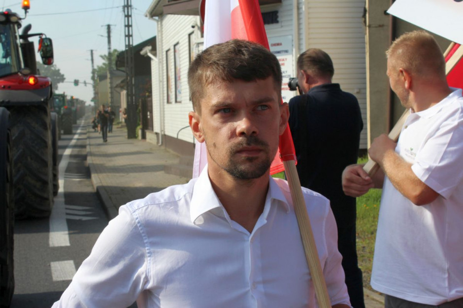 Michał Kołodziejczak, lider AGROunii, Foto: GT