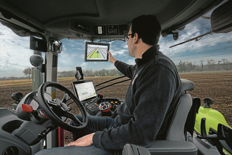 Sprzedaż i serwis wspólnie opracowanego systemu Claas i Trimble jest świadczony wyłącznie za pośrednictwem ogólnoświatowej sieci sprzedaży i dealerów Claas. fot. mat. prasowe