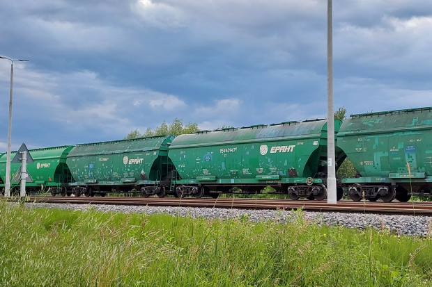 Największy wzrost przewozów odnotowano w przewozach zboża, nasion oleistych i pasz, których przewieziono o ponad milion ton więcej. fot. I.Dyba Linią LHS przewieziono o ponad 26 proc. więcej towarów, w tym zbóż, nasion i pasz