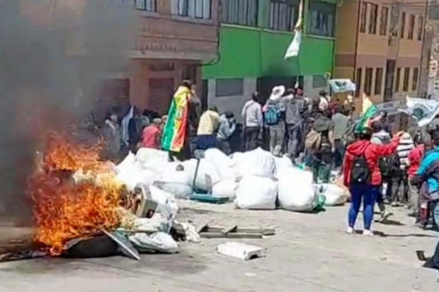Rolnicze protesty w Boliwii – były starcia z policją i pożary