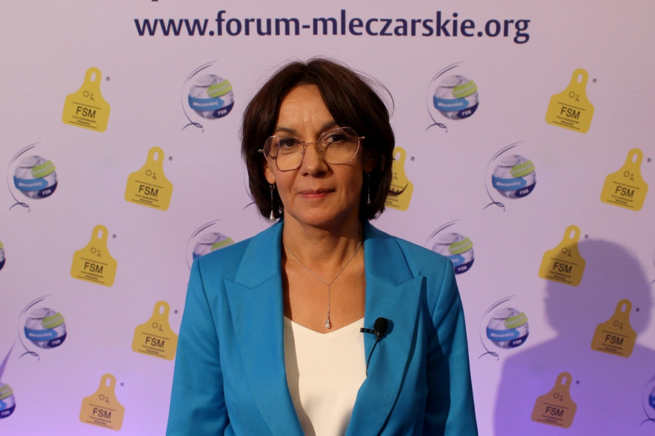 Agnieszka Maliszewska mówiła o czynnikach ryzyka w sektorze mleczarskim, fot. Ł.Ch.
