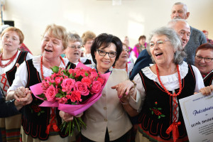 Marszałek Sejmu spotkała się z członkiniami Kół Gospodyń Wiejskich i OSP
