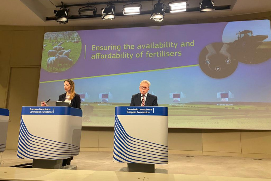 Janusz Wojciechowski zaprezentował rozwiązania dla unijnego rynku nawozów. Fot. European Commission