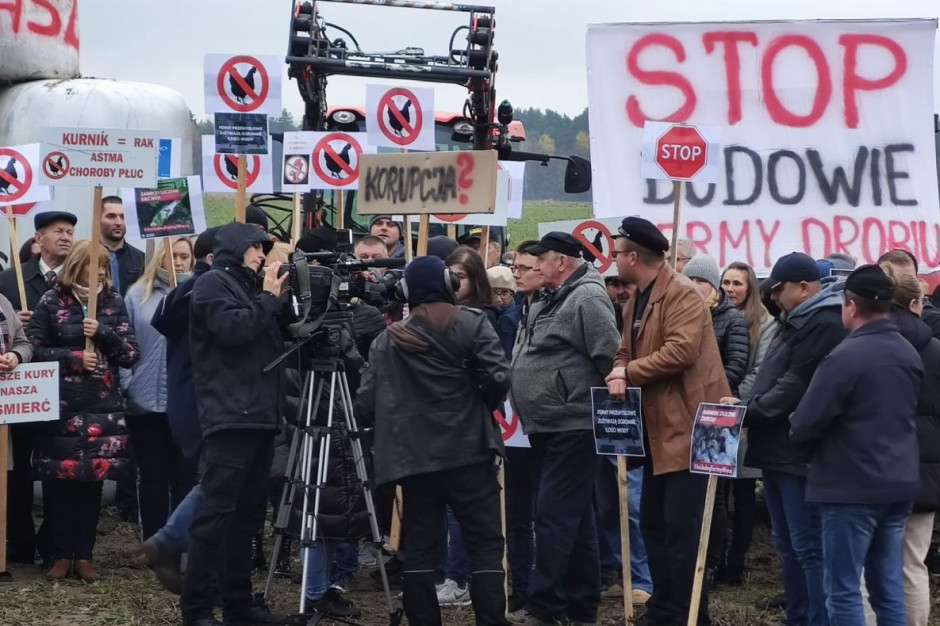 Mieszkańcy gminy protestują przeciw budowie fermy drobiu, fot. Zioła Lubelskie/Facebook